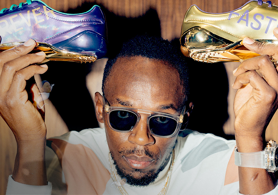 Usain Bolt Complex Sneaker Shopping
