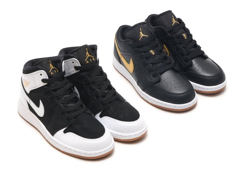 Air Jordan 1 “Gold And Gum” Pack For Kids