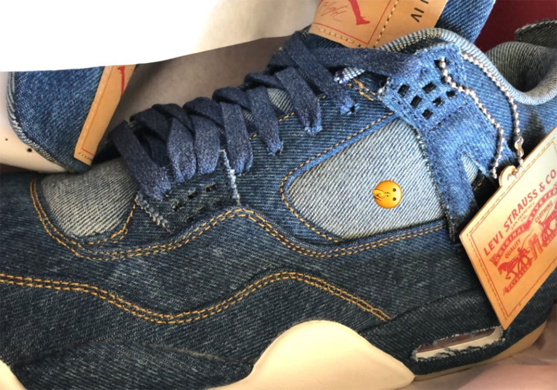 The Levi's x Air Jordan 4 In Denim Will Be $225