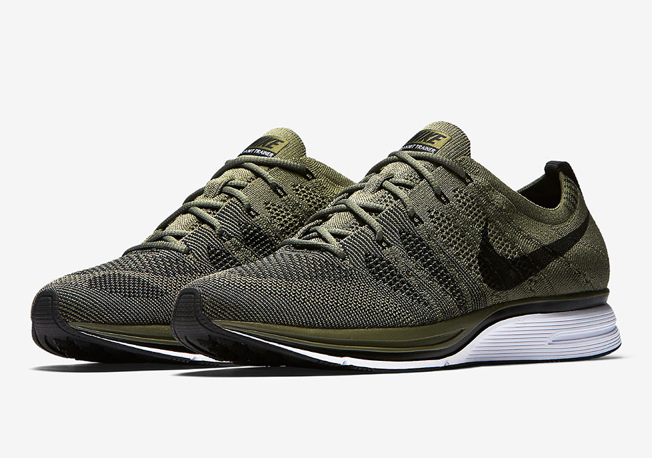 Nike Flyknit Trainer Light Olive Ah8396 200 3