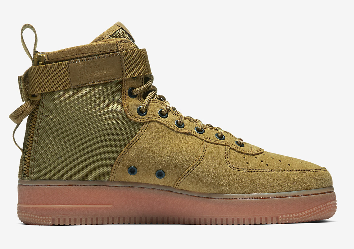 Nike Sf Af1 Mid Olive Gum 917753 302 5