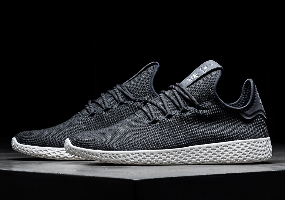 Pharrell Adidas Tennis Hu Charcoal Cq2162 2