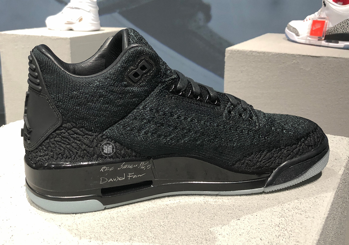 Air Jordan 3 Flyknit Black 2
