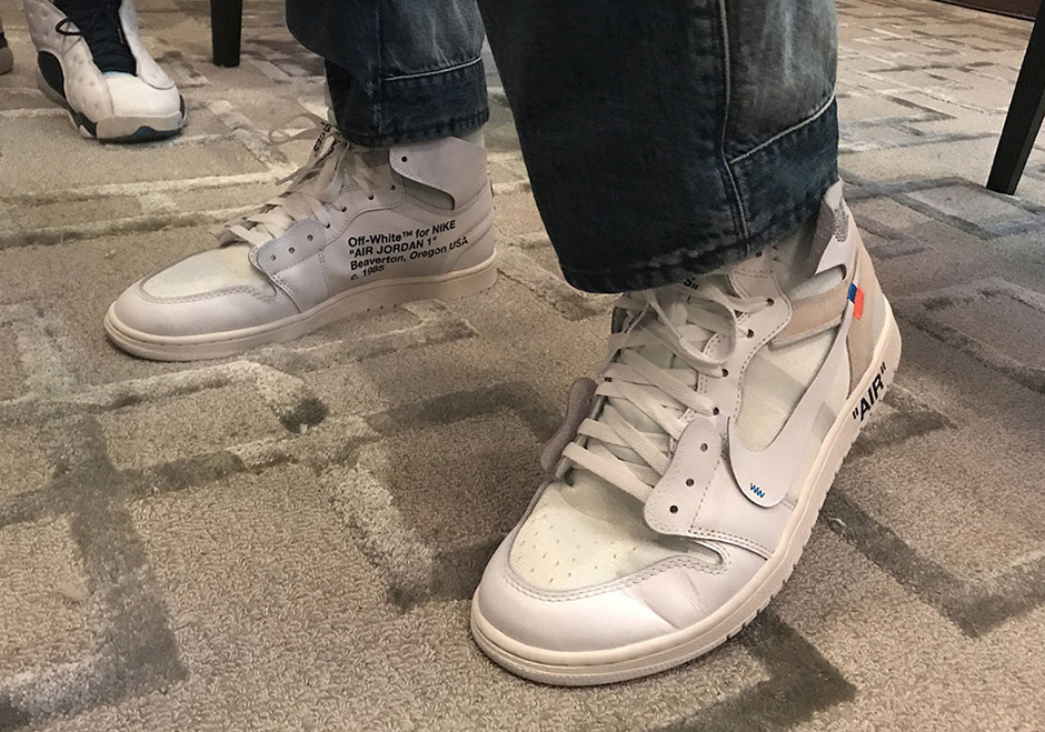 OFF WHITE x Air Jordan 1 In White Rumored For February Release