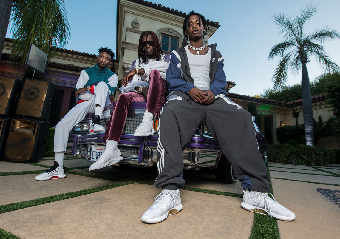 Playboy Carti, 21 Savage, And Young Thug Introduce Five adidas Originals Crazy Sneakers