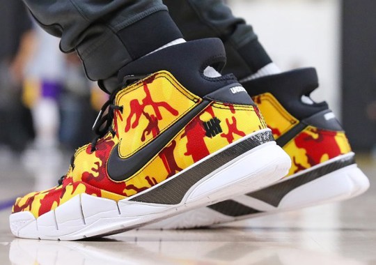 Isaiah Thomas Reveals An UNDFTD x Nike Zoom Kobe 1 Protro PE In Yellow Camo