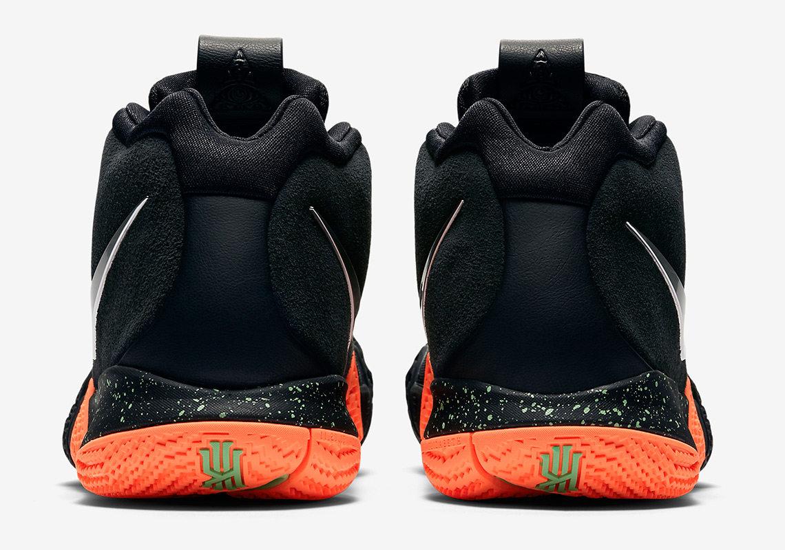 Nike Kyrie 4 Black Silver Orange Green 943806 010 2