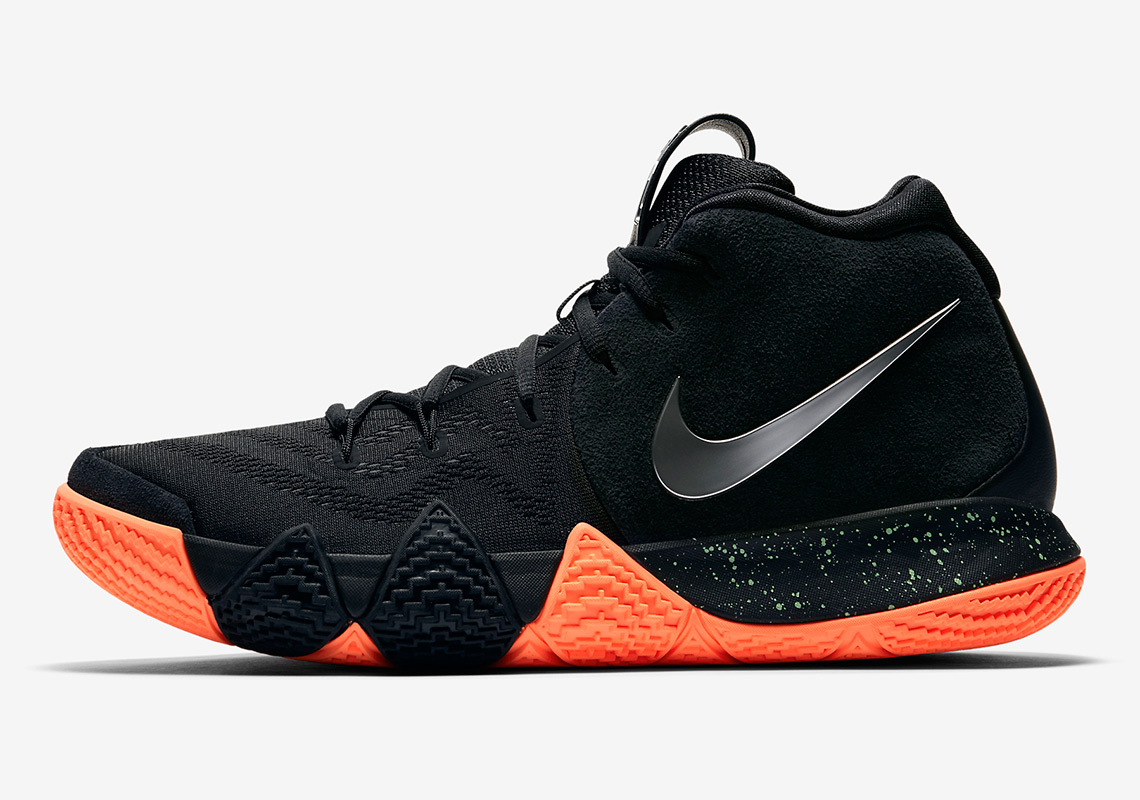 Nike Kyrie 4 Black Silver Orange Green 943806 010 3