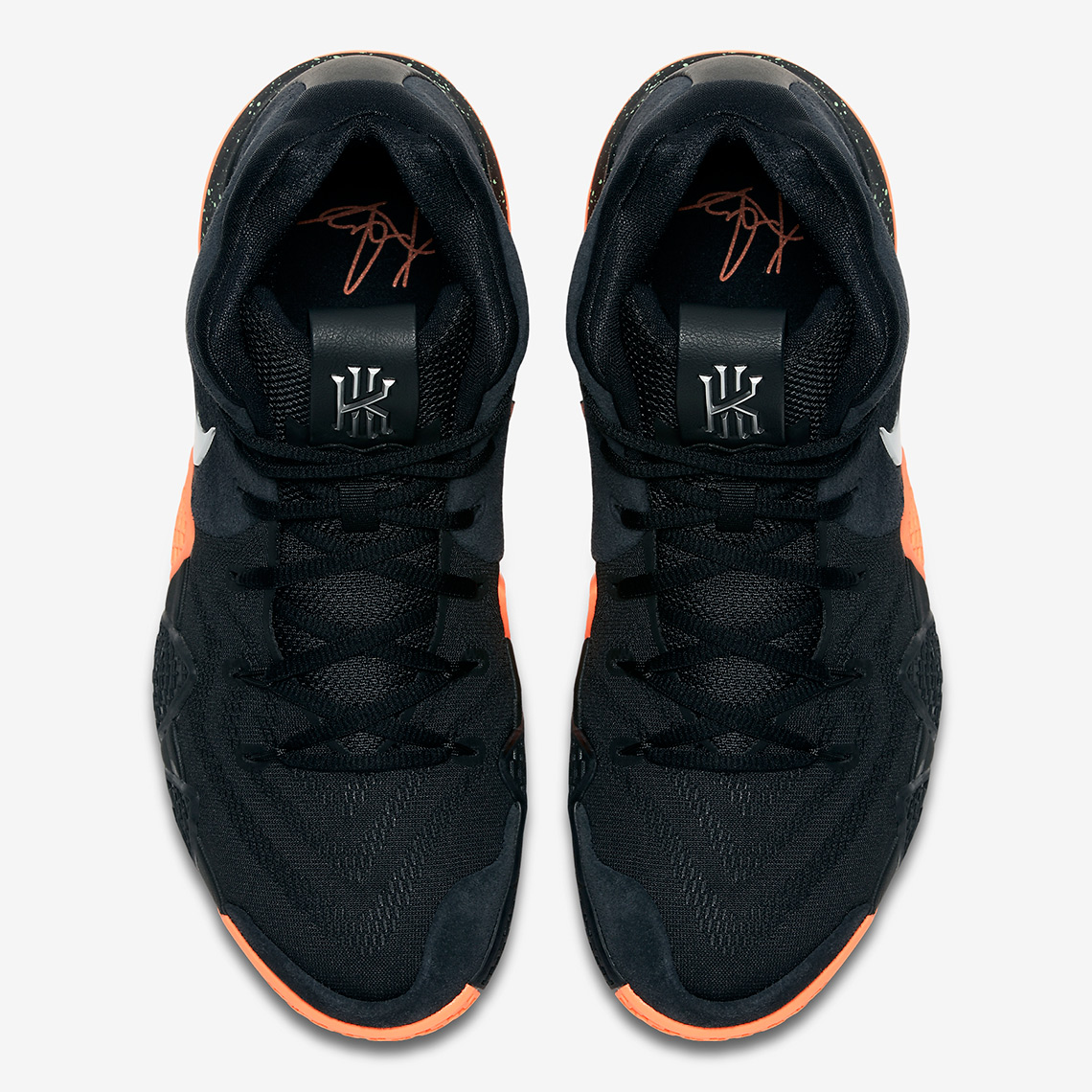 Nike Kyrie 4 Black Silver Orange Green 943806 010 4
