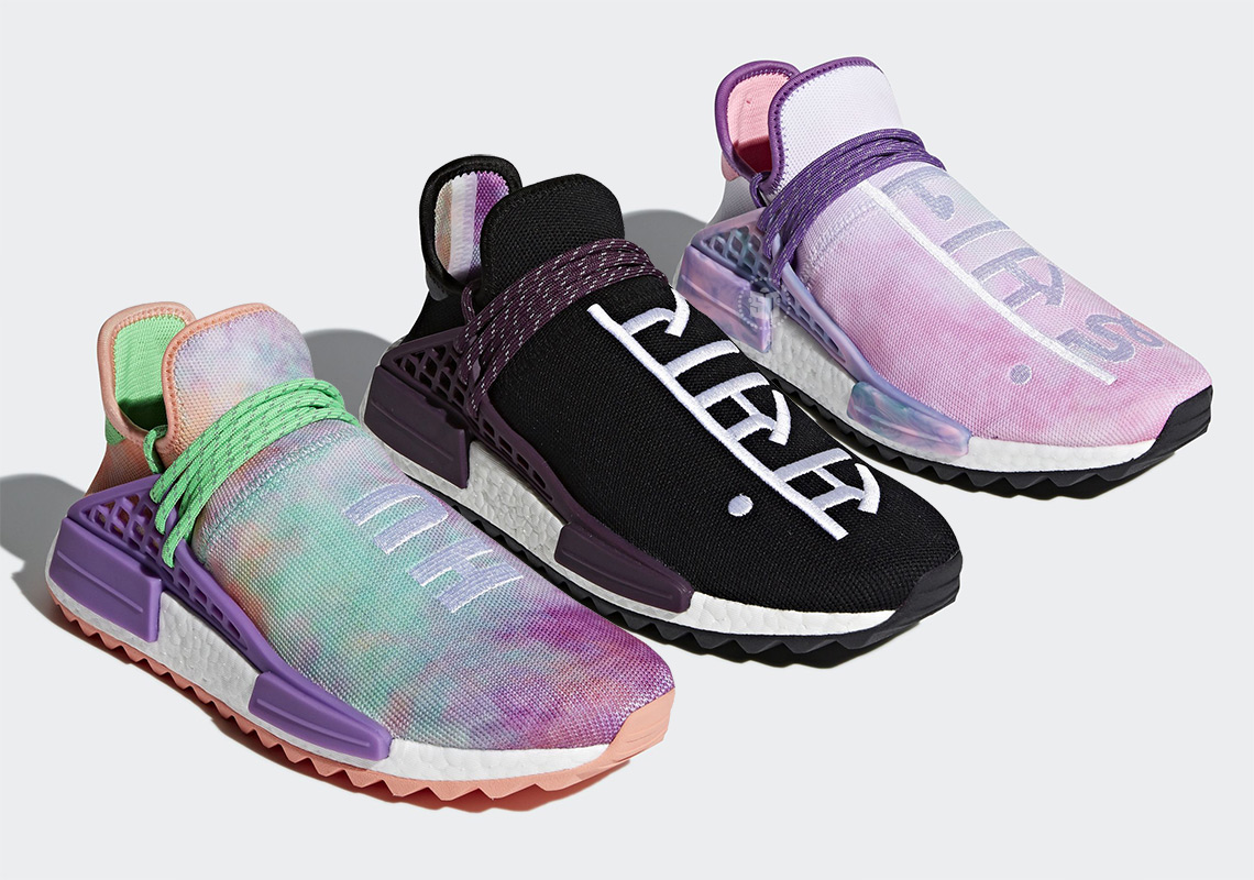 Where To Buy The Pharrell x adidas NMD Hu “Powder Dye” Collection
