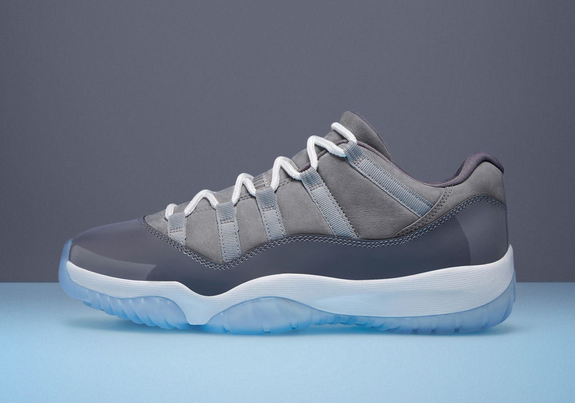 Official Images Of The Air Jordan 11 Low "Cool Grey"