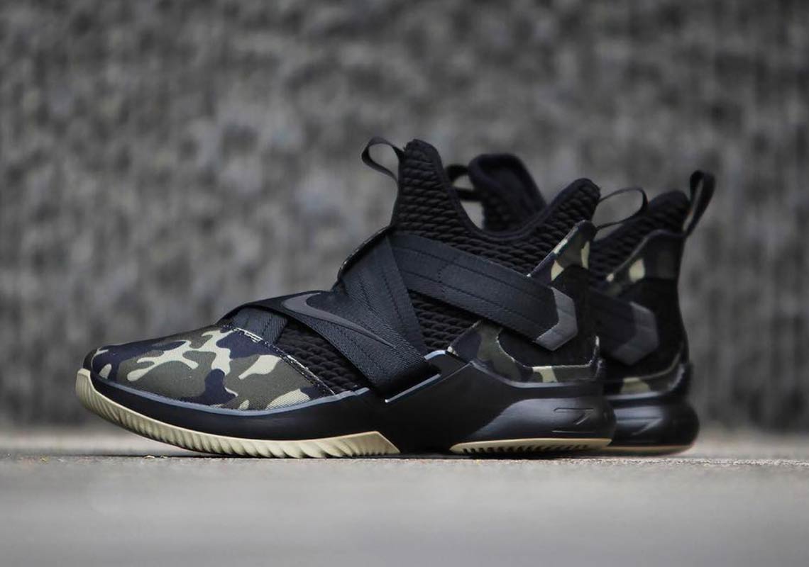 Nike Lebron Soldier 12 Military Camo 51