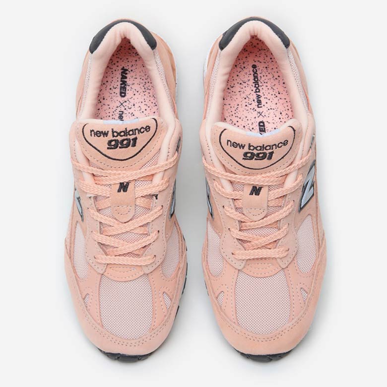 Naked New Balance 991 Pink 6