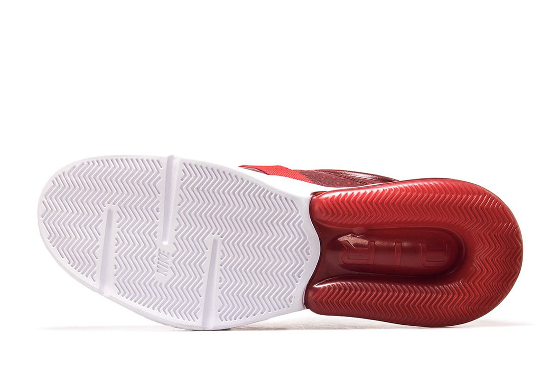 Nike Air Force 270 Red Croc Ah6772 600 2