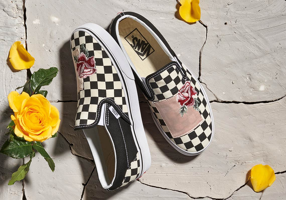 Vans Slip On Satin Patchwork