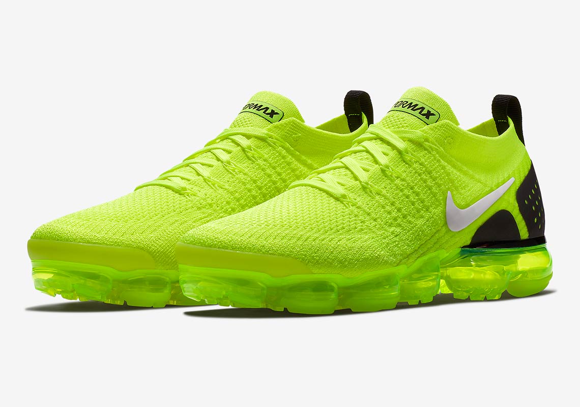The Nike Air Vapormax Flyknit 2.0 Receives a Bright "Volt" Colorway