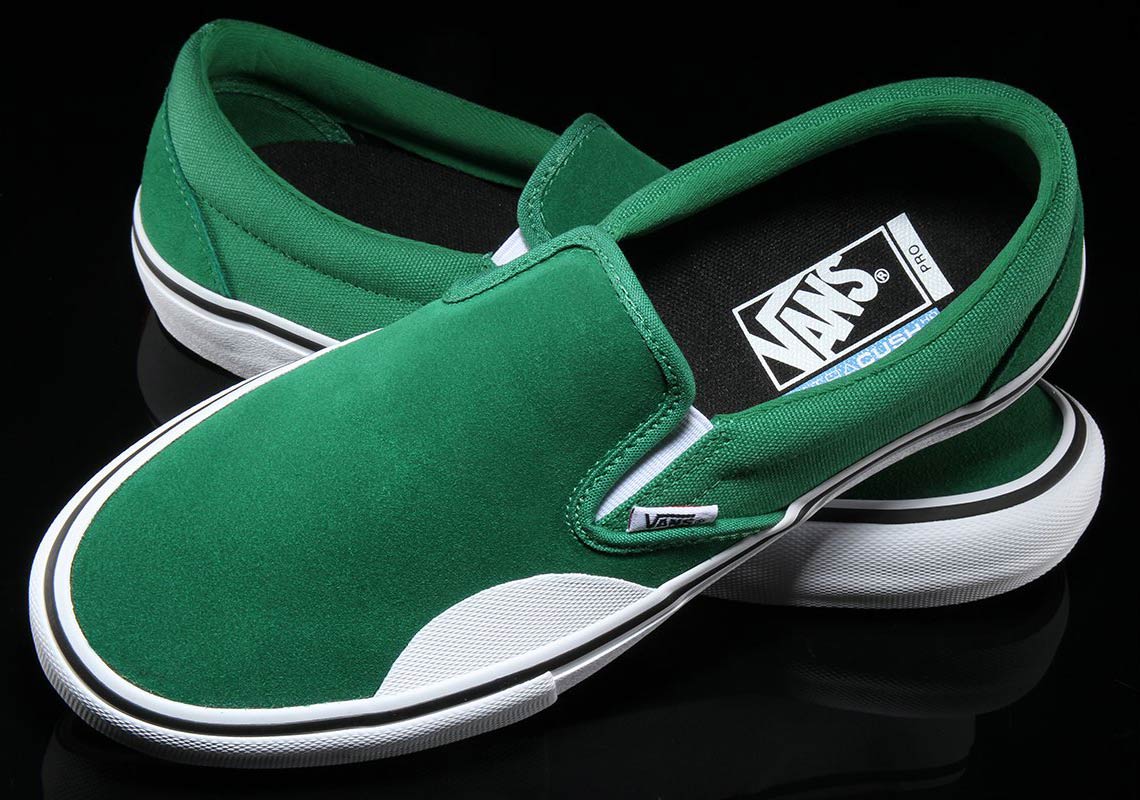 Vans Slip On Rubber Cap Green 2