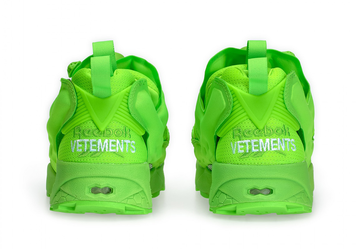 Vetements Reebok Instapump Fury Neon 2
