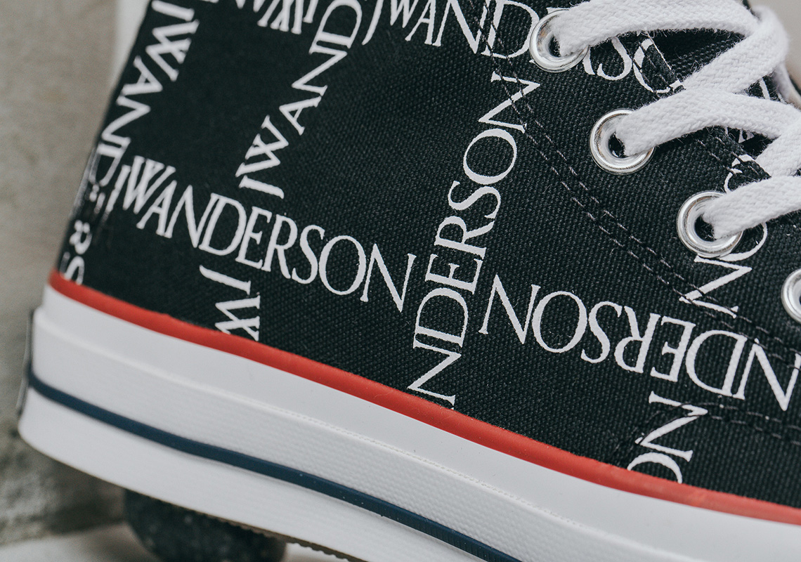 Jw Anderson Converse Chuck 70 Grid Red Black White 2