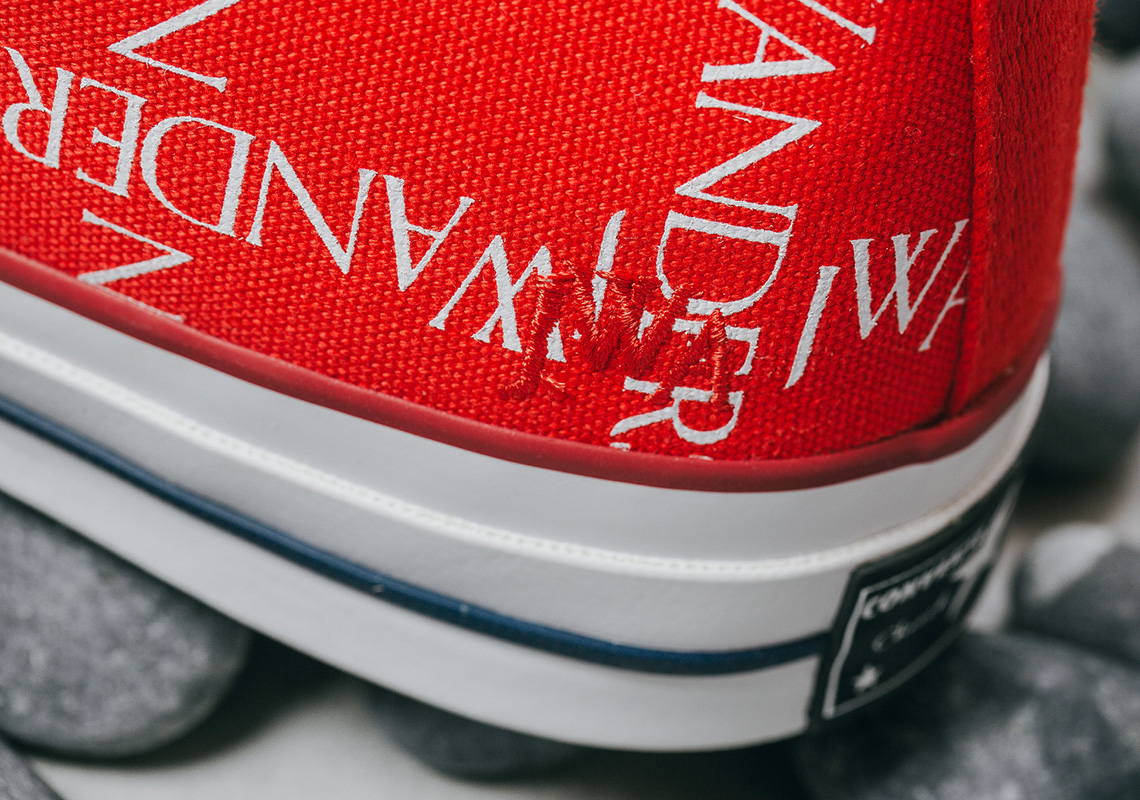 Jw Anderson Converse Chuck 70 Grid Red Black White 3