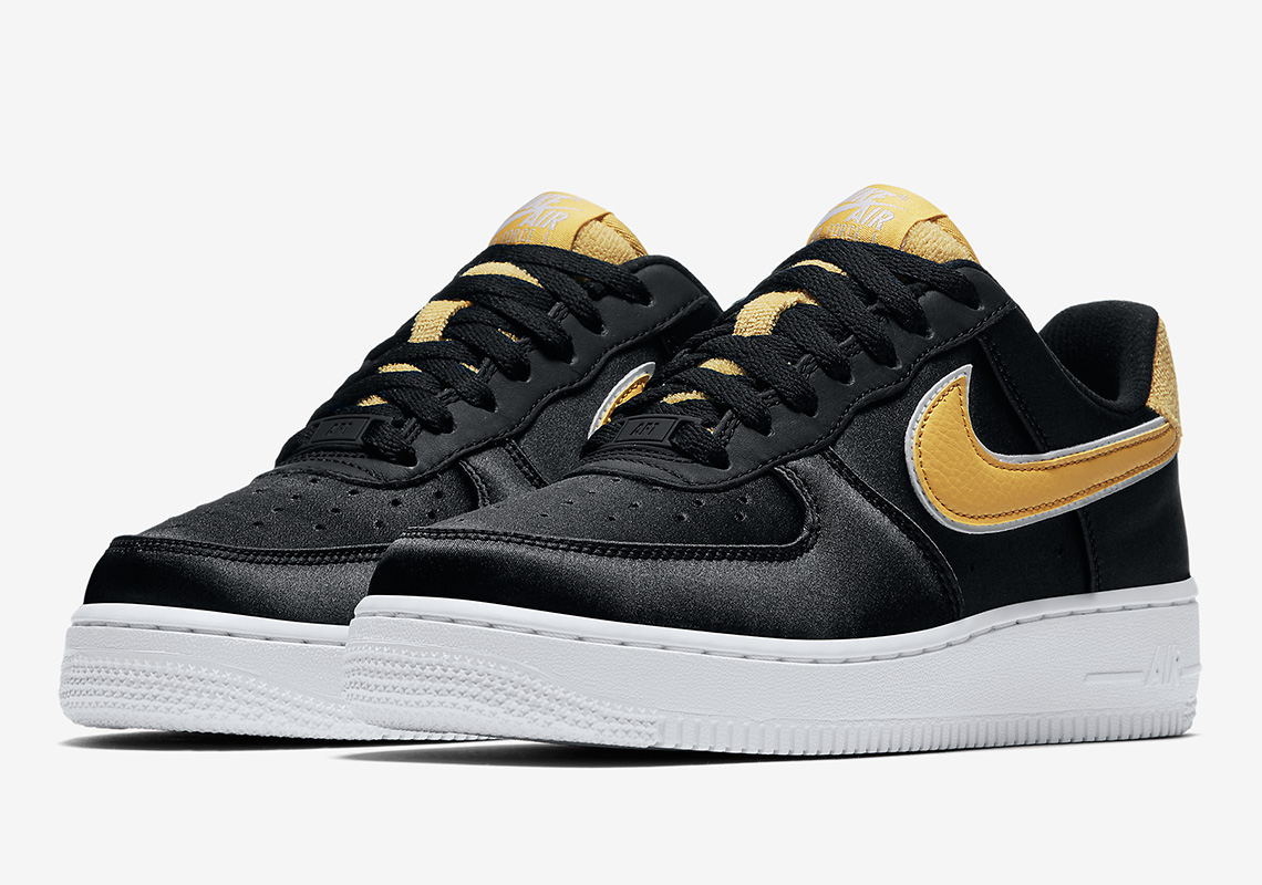Nike Air Force 1 Low "Satin" Features New Heel Logo