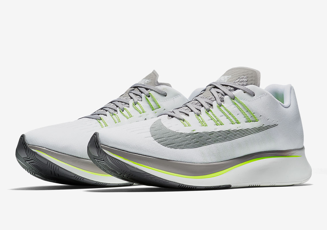 The Nike Zoom Fly Releases In A Sporty Grey And Volt