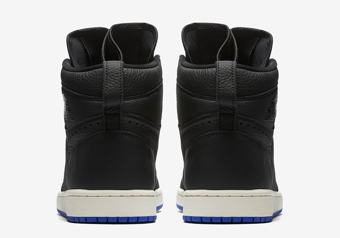 Air Jordan 1 High Zip Black Blue Ar4833 001 3