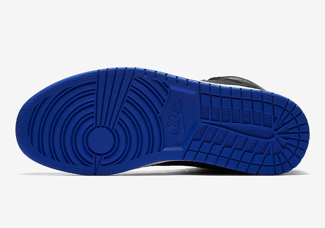 Air Jordan 1 High Zip Black Blue Ar4833 001 6