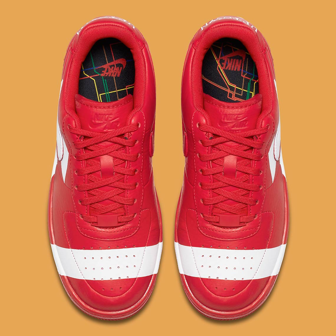 Nike Air Force 1 Low Upstep Black Red 898421 601 3