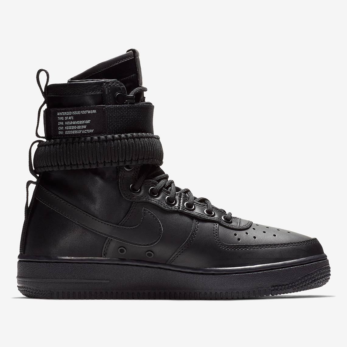 Nike Sf Af1 Triple Black 857872 005 5