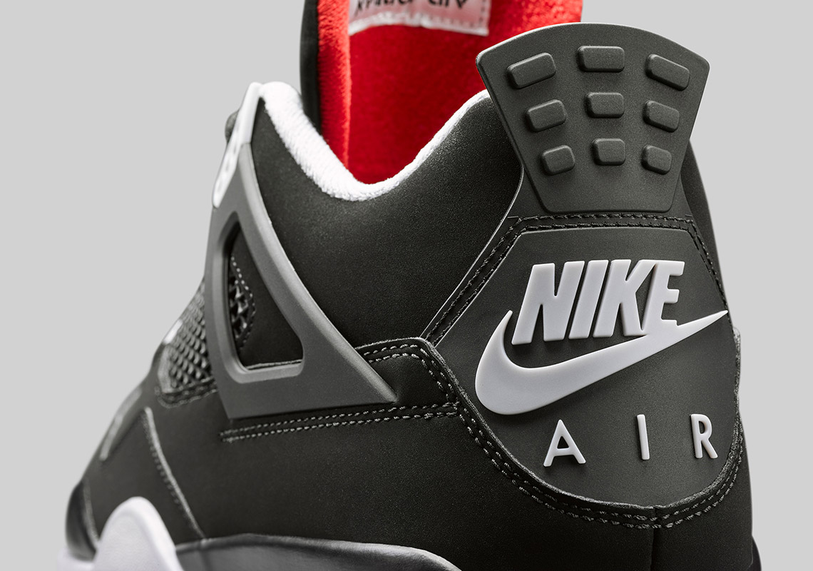 The Air Jordan 4 "Bred" With Nike Air Has A Release Date