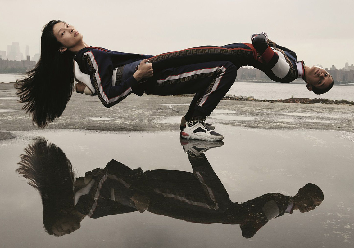 Fendi And FILA Blend Sportswear And Luxury With Its Expansive Line Of Footwear