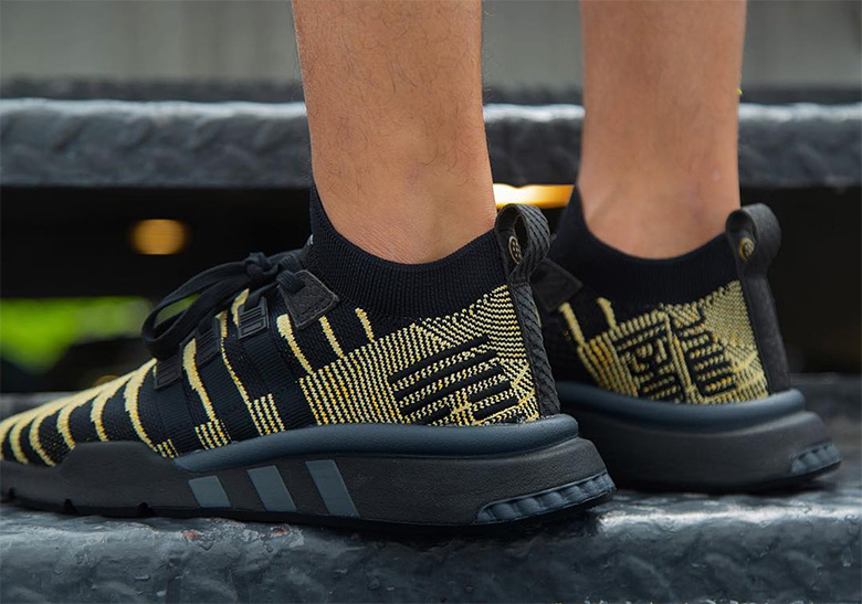 Shenron Adidas Dragon Ball Z Eqt Support Mid Adv Black Gold 14