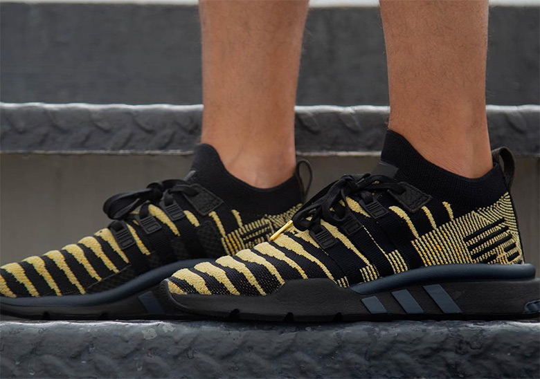Shenron Adidas Dragon Ball Z Eqt Support Mid Adv Black Gold 3