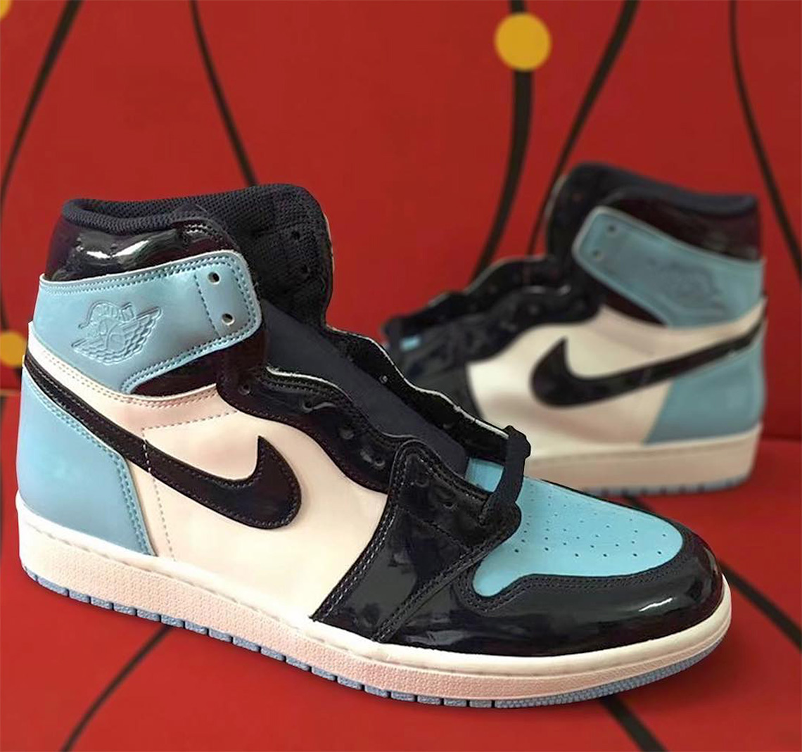 Air Jordan 1 Unc Patent Leather
