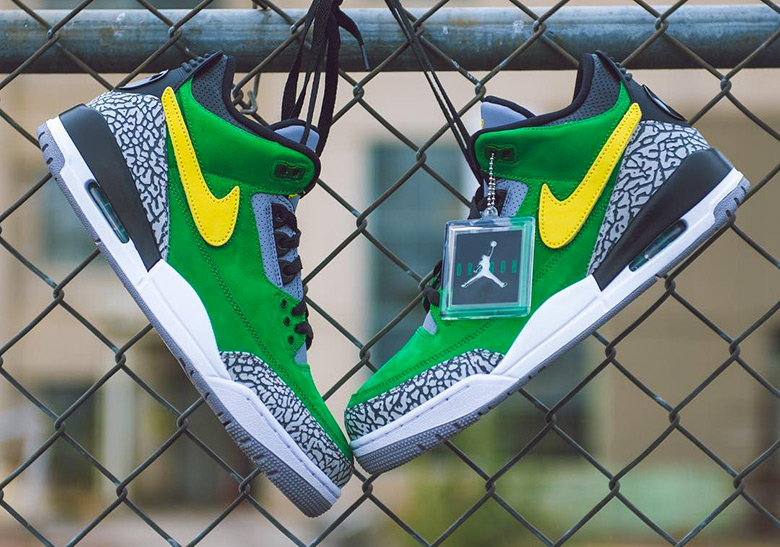 Jordan 3 Oregon Ducks Tinker Hatfield 4