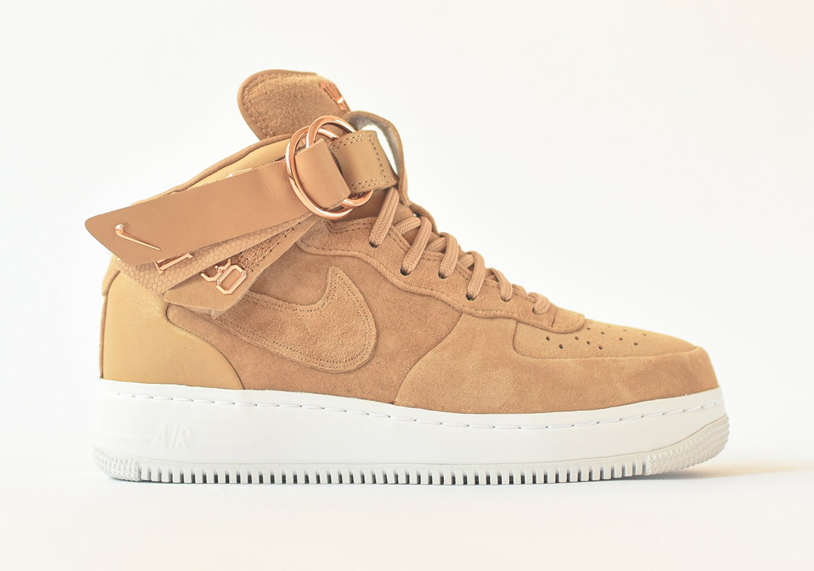 Nike Air Force 1 Victor Cruz Ao9298 200 Wheat 1
