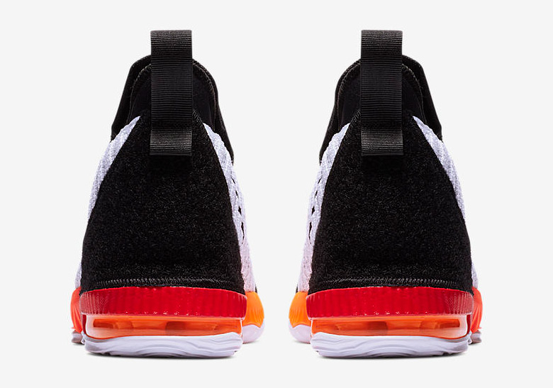 Nike Lebron 16 Gs White Red Orange February 2019 6