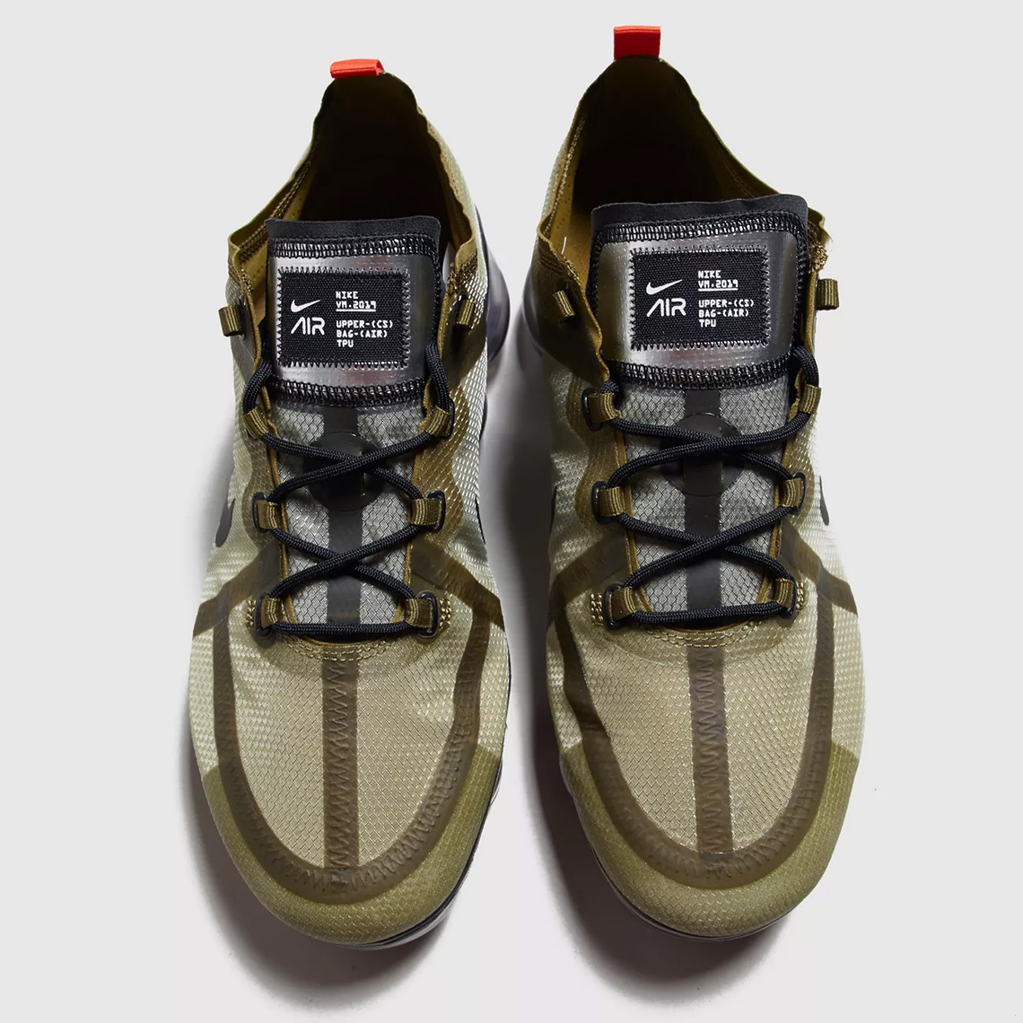 Nike Vapormax 2019 Olive Crimson Silver 4