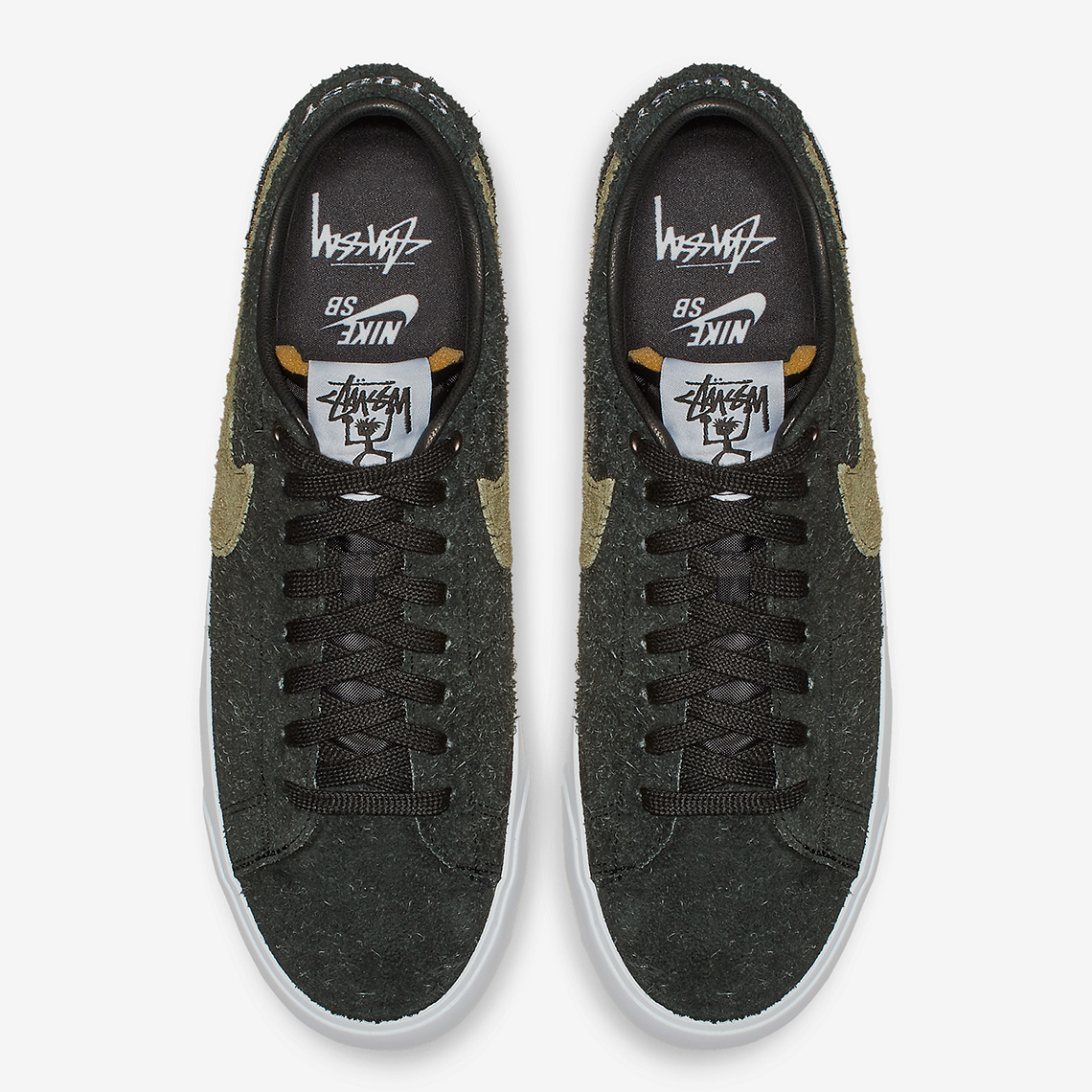 Stussy Nike Sb Blazer Low Bq6449 001 2