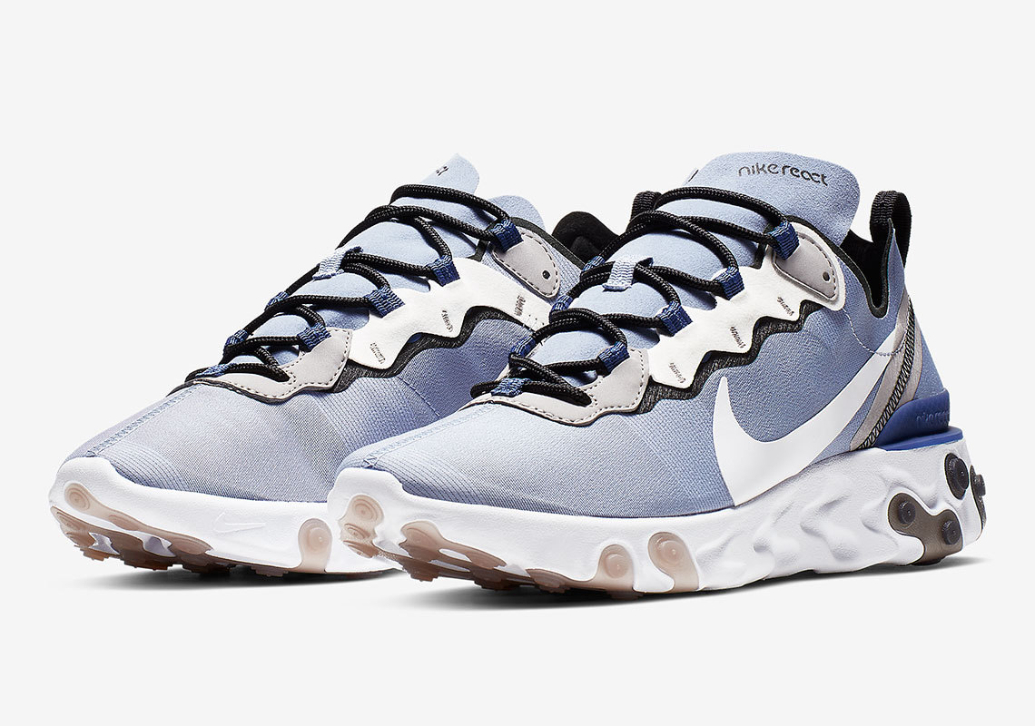 The Nike React Element 55 Continues To Impress With New Light Blue Colorway