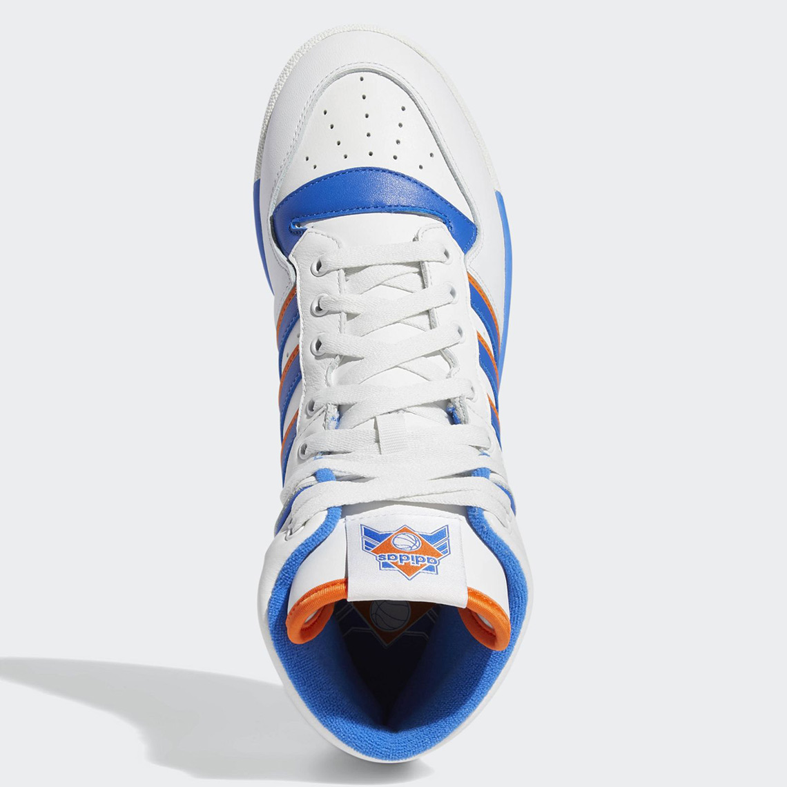Adidas Rivalry Hi Knicks White Blue Orange F34139 5