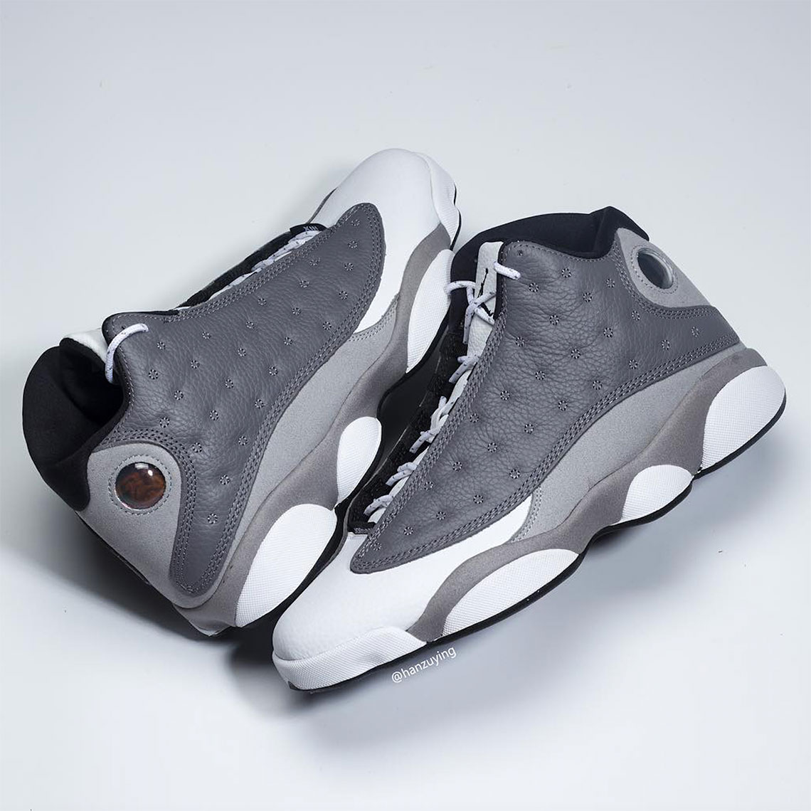 Jordan 13 Atmosphere Grey White Grey Black 414571 016 6