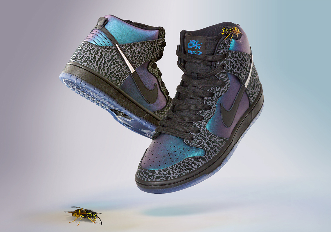 Charlotte's Black Sheep Skate Shop Celebrates All-Star With The Nike SB Dunk High "Black Hornet"