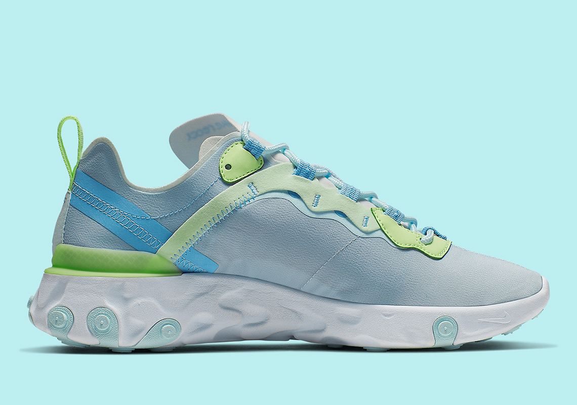 Nike React Element 55 Frosted Spruce Bq2728 100 2