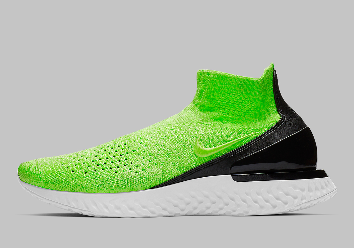 The Nike Rise React Flyknit "Lime Blast" Is Dropping Soon