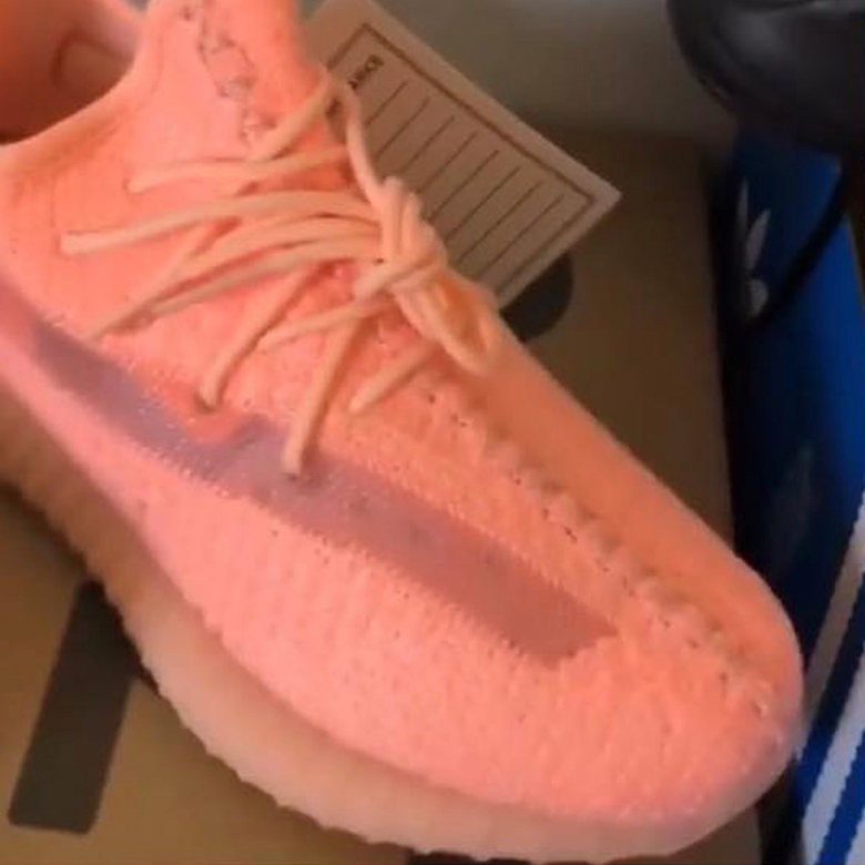 Adidas Yeezy 350 Boost V2 Glow In The Dark Orange