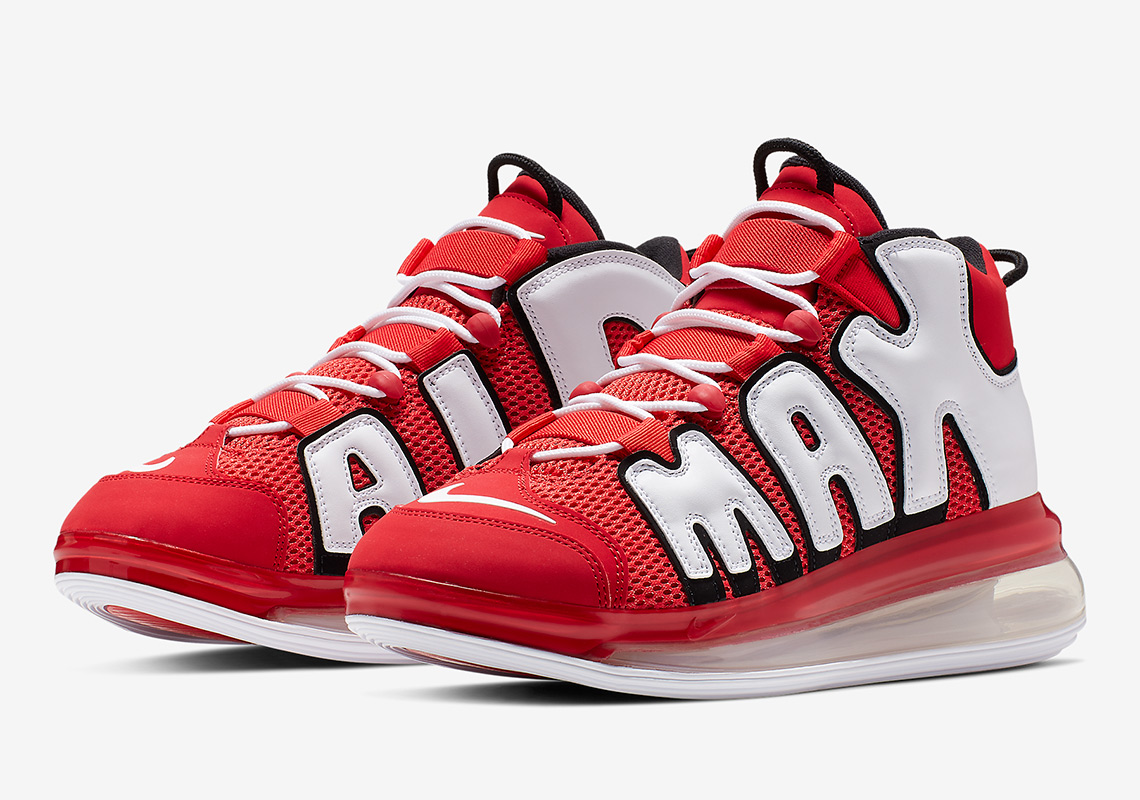 The Nike Air More Uptempo 720 Appears In The "Hoop Pack" Colorway