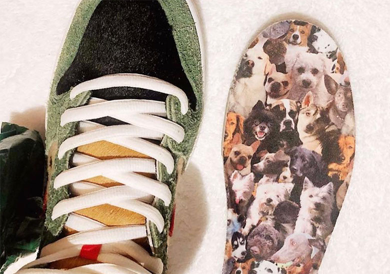 The Upcoming Nike SB Dunk High "Dog Walker" Has All-Over Print Dog Insoles
