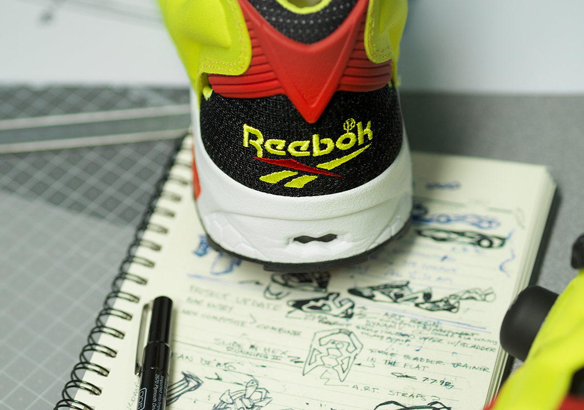 Reebok Instapump Fury Og Citron Red Black 2